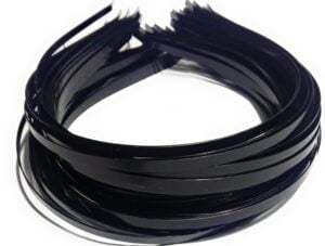 black metal hair band flexible