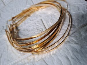 golden head band hairband raw material in bulk