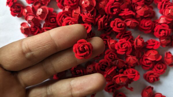 red colour rose velvet flower