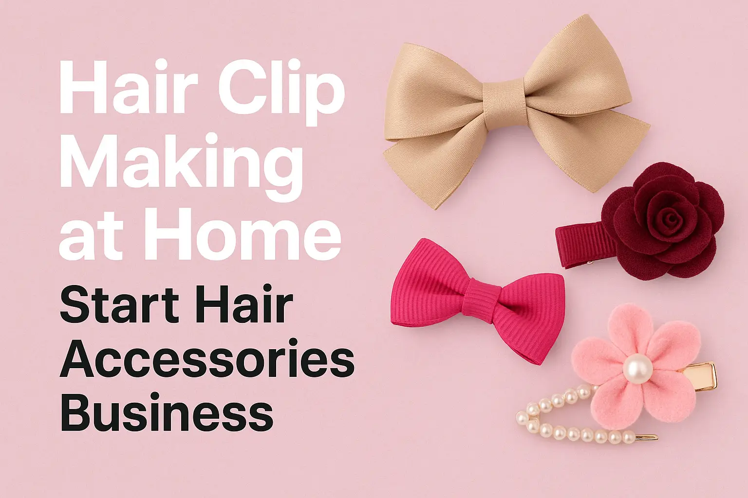How to Start Hair Clip Making at Home
