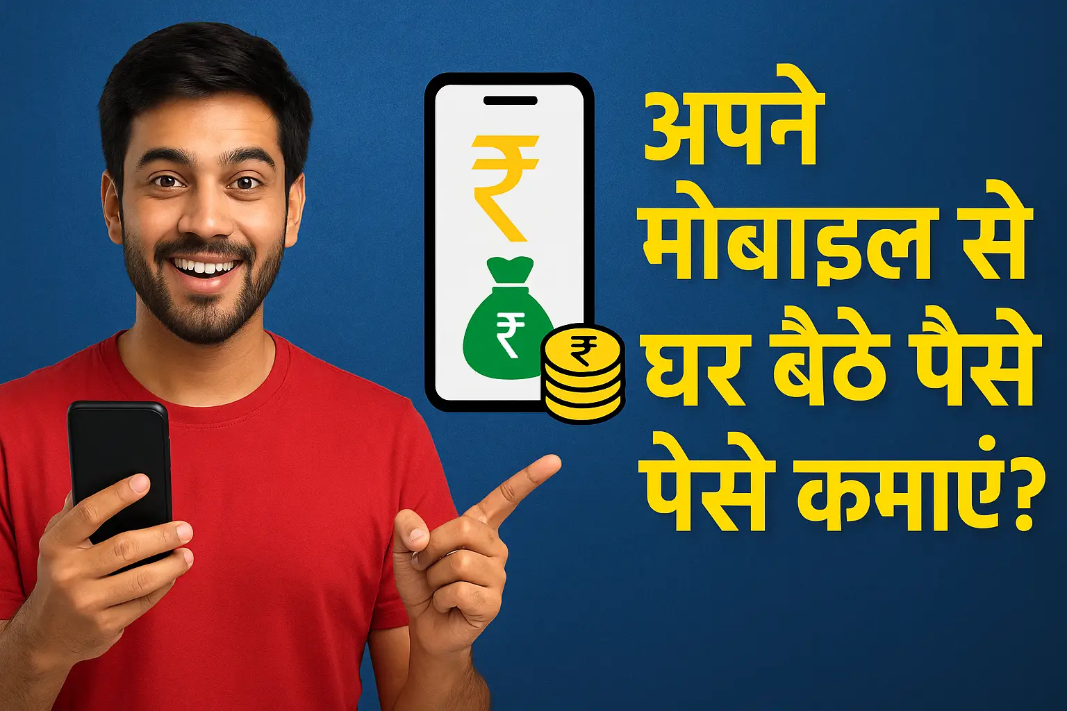 अपने मोबाइल से घर बैठे पैसे कैसे कमाएं how to earn money with mobile 10 अपने मोबाइल से घर बैठे पैसे कैसे कमाएं how to earn money with mobile