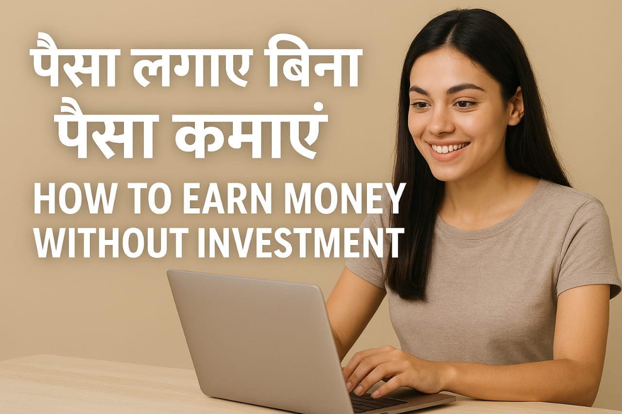 पैसा लगाए बिना पैसा कैसे कमाएं How to Earn Money Without Investment 2 पैसा लगाए बिना पैसा कैसे कमाएं How to Earn Money Without Investment